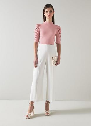 Rene Blush Pink  Turtle Neck Top with LENZING™ ECOVERO™ viscose